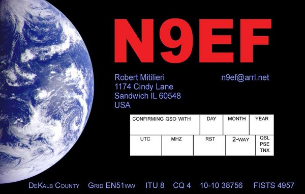 N9EF - Robert C. 'Bob' Mitilieri