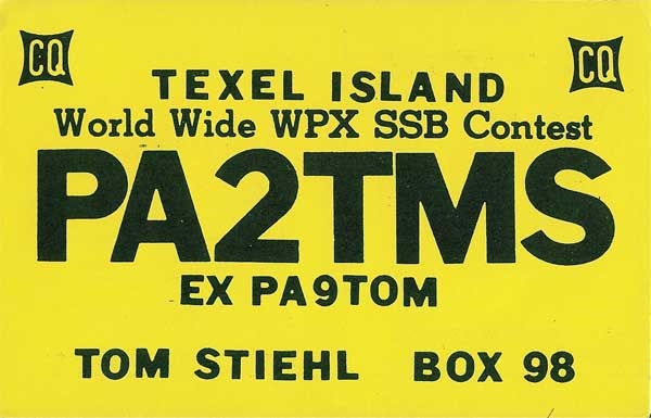 PA2TMS - Thomas 'Tom' Stiehl