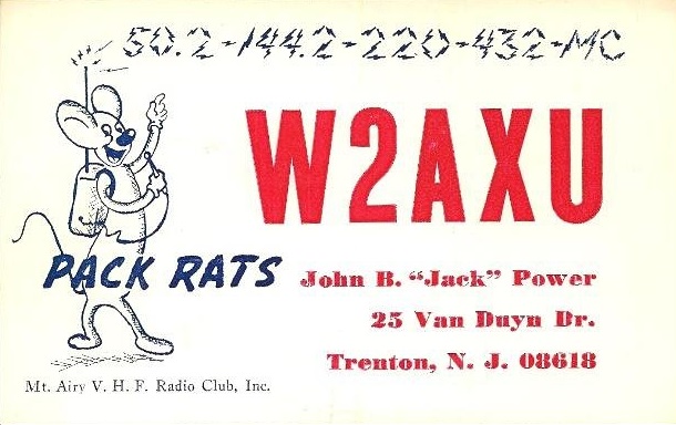 W2AXU - John B. 'Jack' Power 