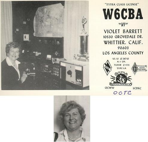 W6CBA - Violet R. 'Vi' Barrett