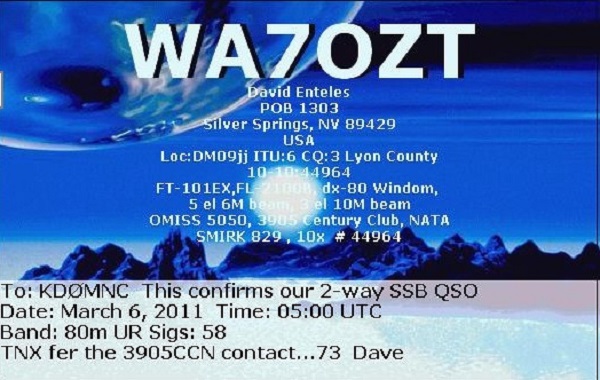 WA7OZT - David A. 'Dave' Enteles