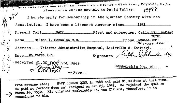 The Lost QCWA Chapter 1A