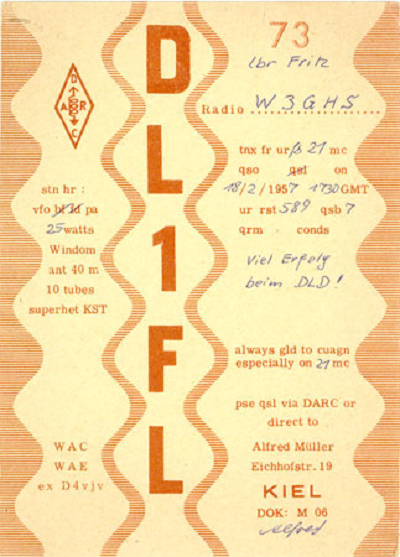 DL1FL - Alfred Mueller DL1FL - Alfred Mueller