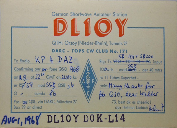 DL1OY - Helmut Liebich