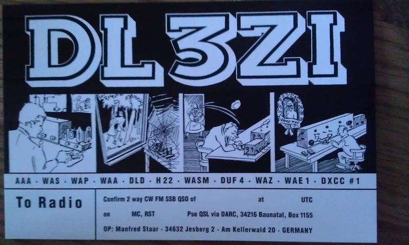 DL3ZI - Manfred 'Fred' Staar DL3ZI - Manfred 'Fred' Staar