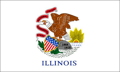 Illionis State Flag