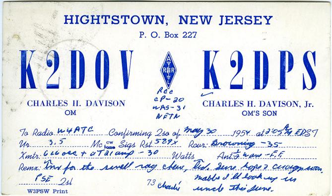 K2DOV - Charles H. Davison Sr 