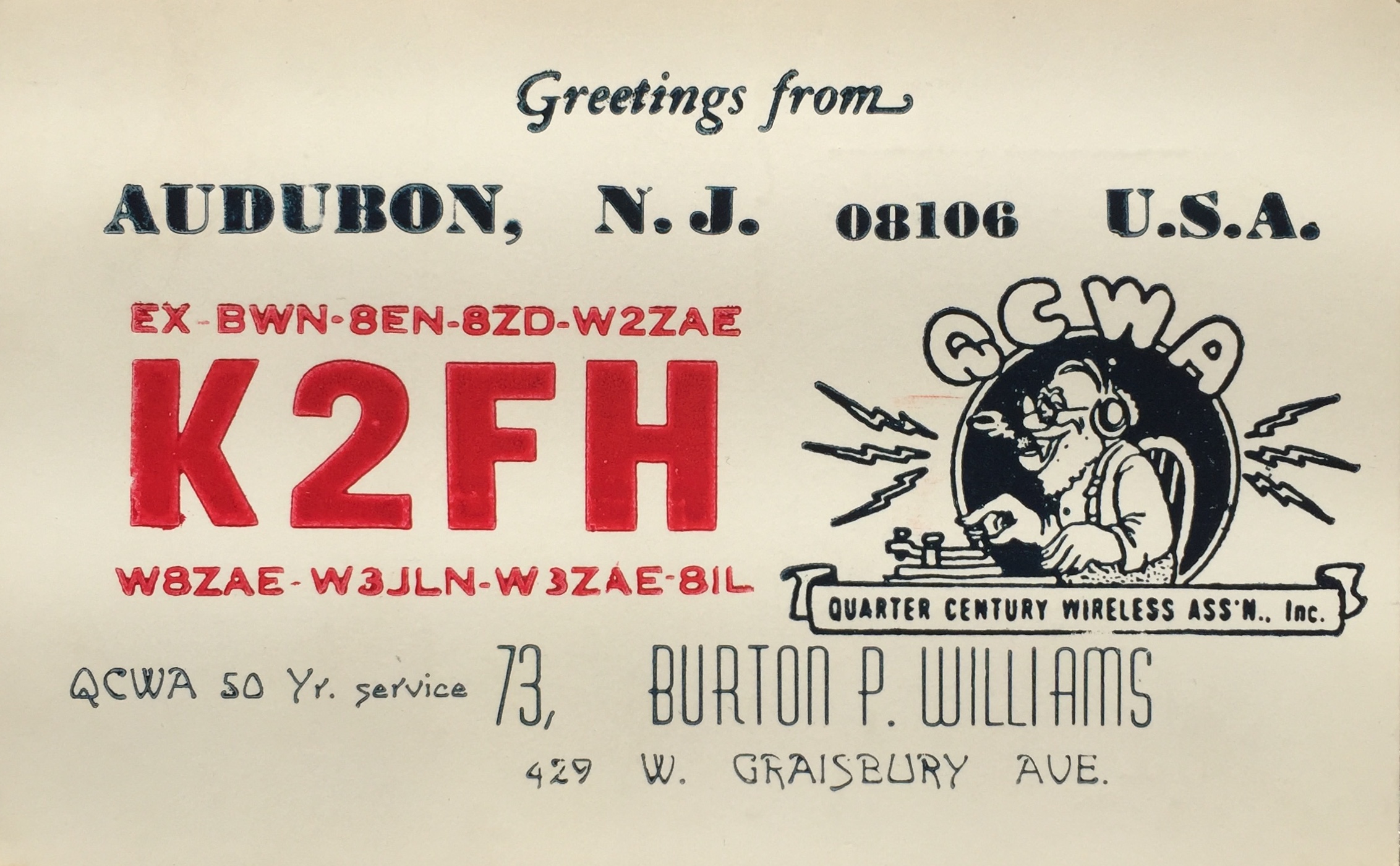 K2FH - Burton P. Williams