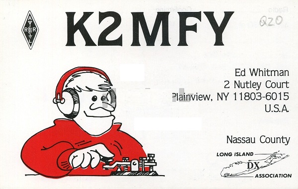 K2MFY - Edward A. 'Ed' Whitman K2MFY - Edward A. 'Ed' Whitman