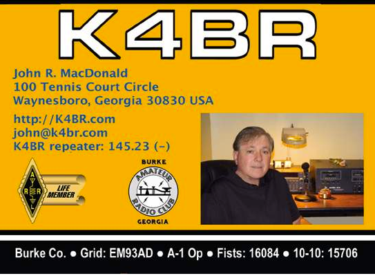 K4BR - John R. Mac Donald