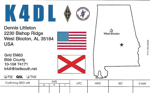 K4DL - Dennis W. Littleton K4DL - Dennis W. Littleton