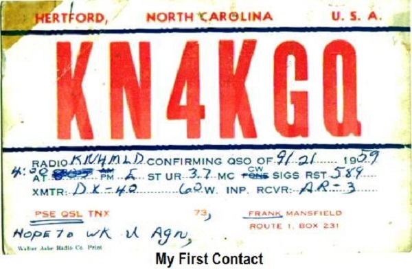 K4MLD - Clifford A. 'Cliff' Hedgepeth Jr K4MLD - Clifford A. 'Cliff' Hedgepeth Jr