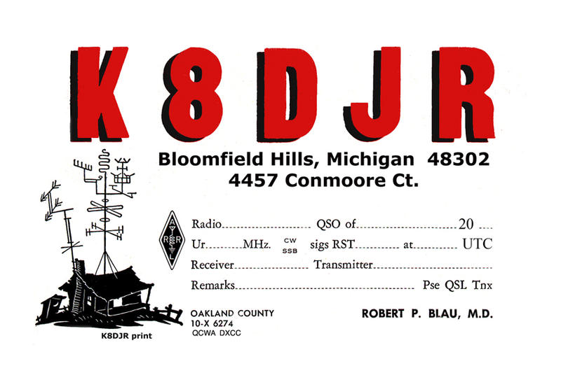 K8DJR - Robert P. Blau K8DJR - Robert P. Blau