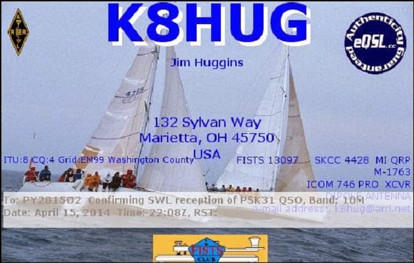 K8HUG - James S. 'Jim' Huggins K8HUG - James S. 'Jim' Huggins