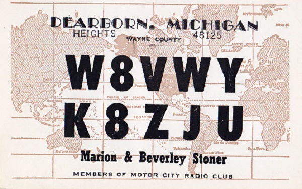 K8ZJU - Beverley M. Stoner K8ZJU - Beverley M. Stoner