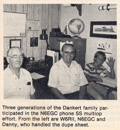 N6PEQ - Dan M. Dankert N6PEQ - Dan M. Dankert
