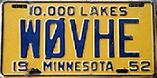Bob Packer(SK-1987) - Waite Park - First Year Call Plates Issued. My Elmer - Bob, WN0CLR, AC0L & N0UF
