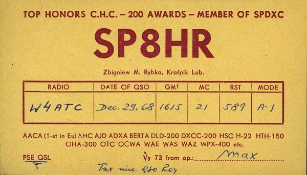 SP8HR - Zbigniew M. Rybka SP8HR - Zbigniew M. Rybka