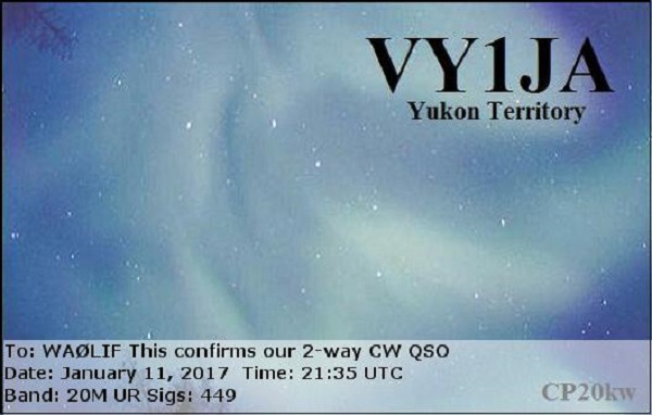VY1JA - J 'Jay' Allen VY1JA - J 'Jay' Allen