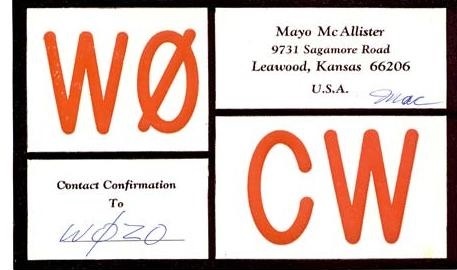 WØCW - Mac McAlister