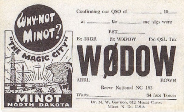 WØDOW - Mahlon W. Garrison