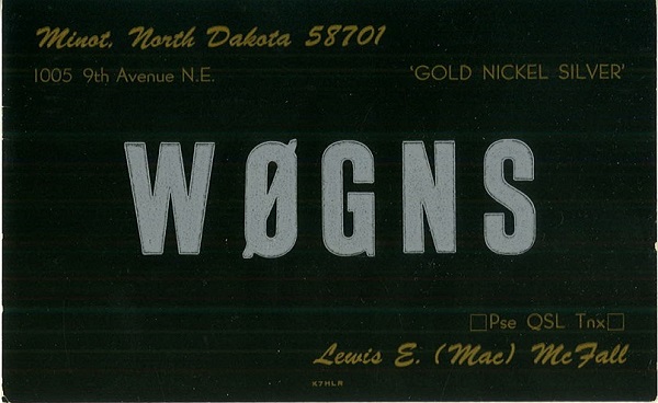 WØGNS - Lewis E. 'Mac' Mc Fall