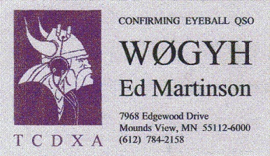 WØGYH - Edward E.W. 'Ed' Martinson 