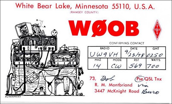 WØOB - Robert M. 'Bob' Montbriand WØOB - Robert M. 'Bob' Montbriand