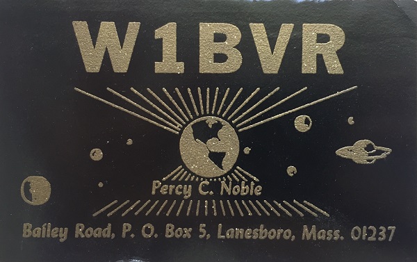 W1BVR - Percy C. Noble