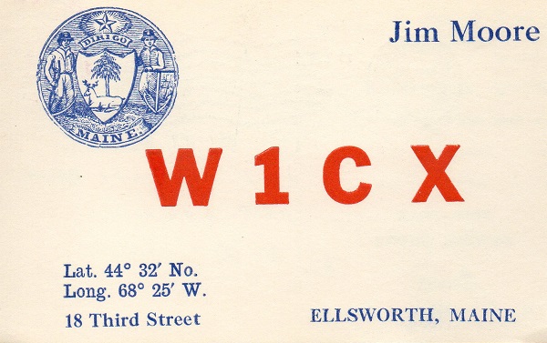 W1CX - James W. Moore W1CX - James W. Moore
