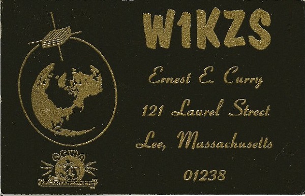W1KZS - Ernest E. Curry W1KZS - Ernest E. Curry