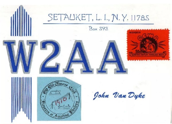 W2AA - John Van Dyke