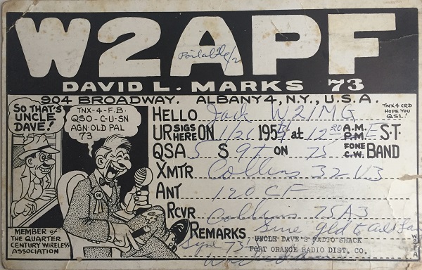 W2APF - David L. Marks W2APF - David L. Marks
