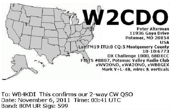 W2CDO - Peter S. Alterman 