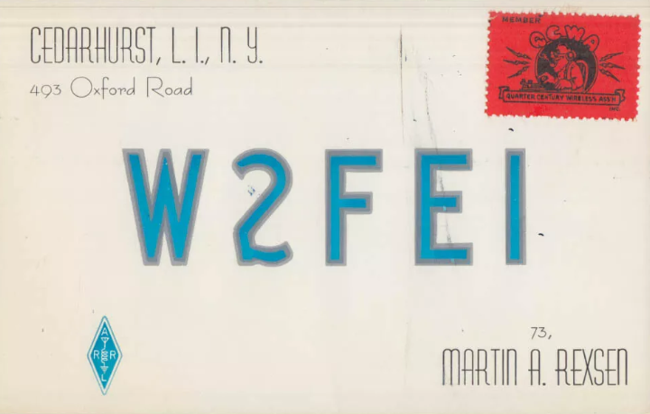 W2FEI - Martin A. Rexen