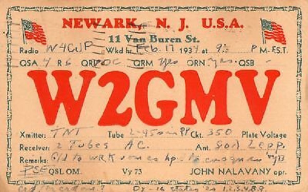 W2GMV - John Nalavany W2GMV - John Nalavany