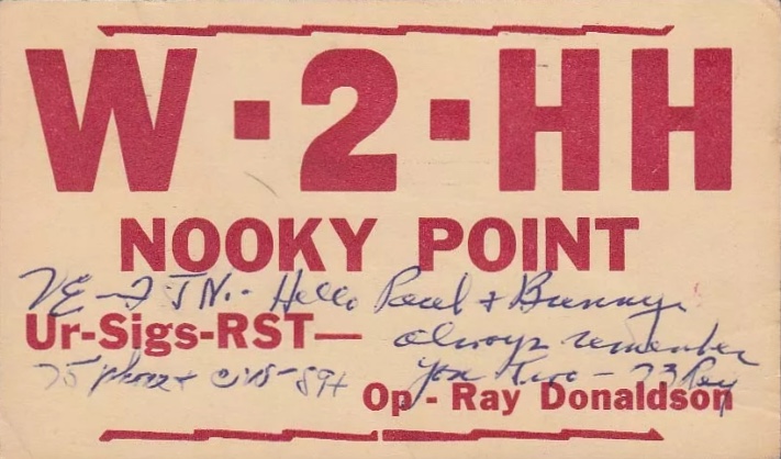 W2HH - Raymond A. 'Ray' Donaldson