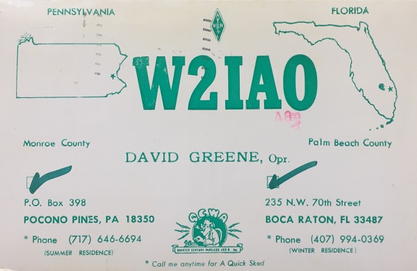 W2IAO - David Greene