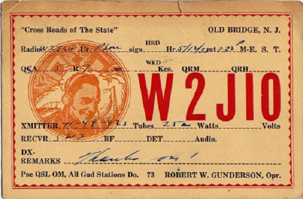 W2JIO - Robert W. 'Bob' Gunderson W2JIO - Robert W. 'Bob' Gunderson