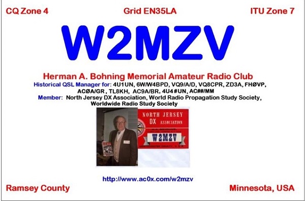 W2MZV - Herman A. Bohning