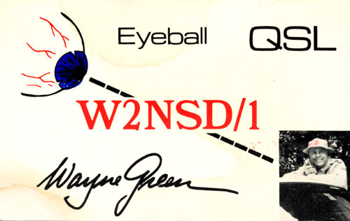 W2NSD - Wayne S. Green II W2NSD - Wayne S. Green II