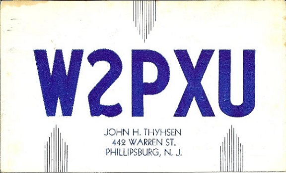 W2PXU - John H. 'Hank' Thyhsen