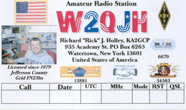 W2QJH - Richard J. Holley W2QJH - Richard J. Holley