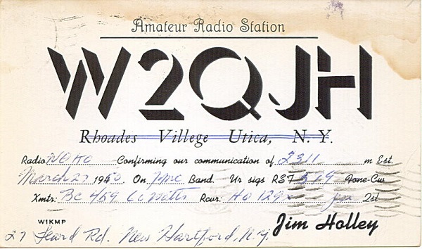 W2QJH - Richard J. Holley W2QJH - Richard J. Holley