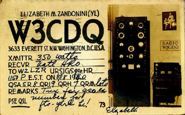 W3CDQ - Elizabeth M. 'Liz' Zandonini W3CDQ - Elizabeth M. 'Liz' Zandonini