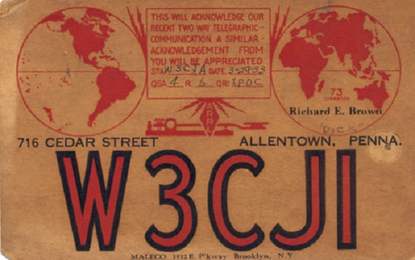 W3CJI - Richard E. 'Brownie' Brown