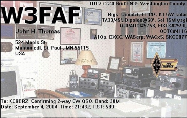 W3FAF - John H. Thomas W3FAF - John H. Thomas