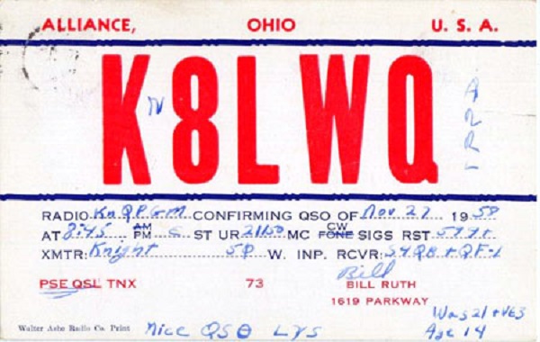 W3HRD - William R. 'Bill' Ruth W3HRD - William R. 'Bill' Ruth