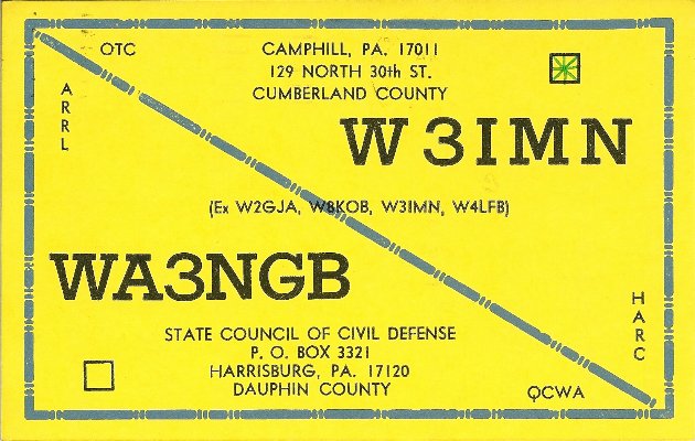 W3IMN - Harold L. German W3IMN - Harold L. German