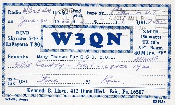 W3QN - Kenneth B. 'Ken' Lloyd